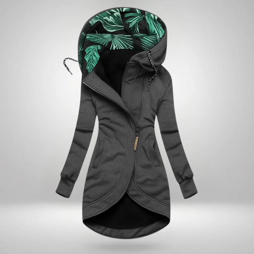 Nellie | Relaxed Hooded Longline Jacket