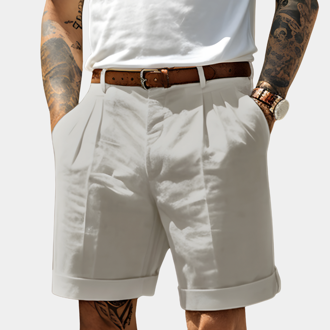 Sheridan | Tailored Linen Blend Shorts
