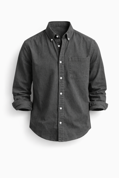 Elias | Relaxed Long Sleeve Smart Shirt