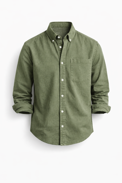 Elias | Relaxed Long Sleeve Smart Shirt