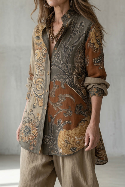 Halcyon | Vintage Printed Two Piece Set