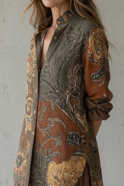 Halcyon | Vintage Printed Two Piece Set