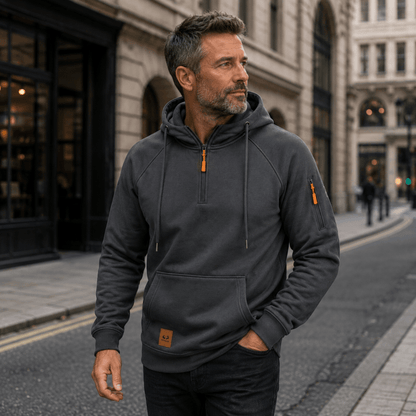 Vance | Casual Half Zip Pullover Hoodie