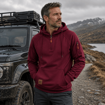 Vance | Casual Half Zip Pullover Hoodie
