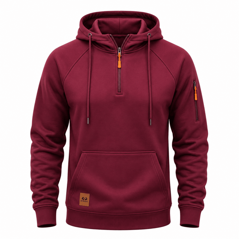 Vance | Casual Half Zip Pullover Hoodie