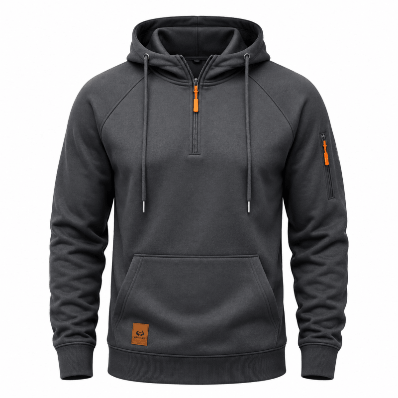Vance | Casual Half Zip Pullover Hoodie