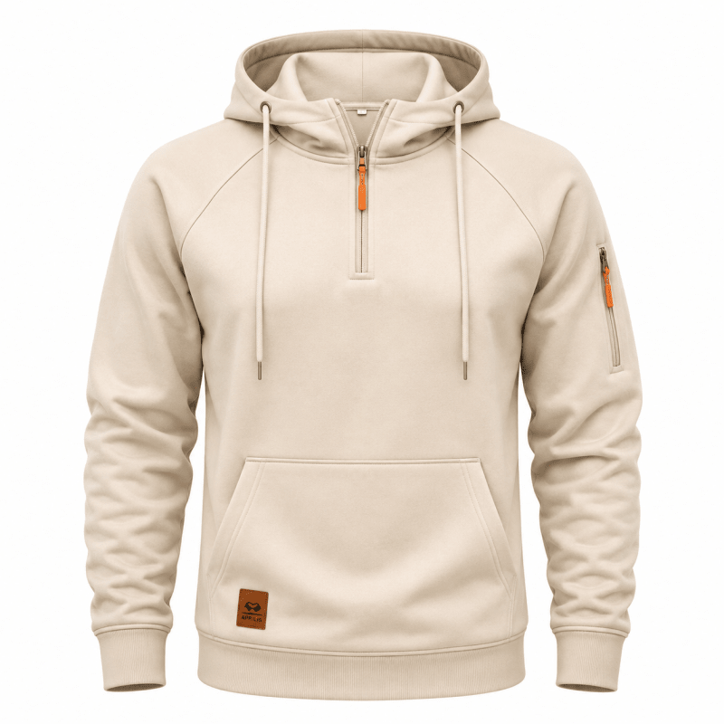 Vance | Casual Half Zip Pullover Hoodie