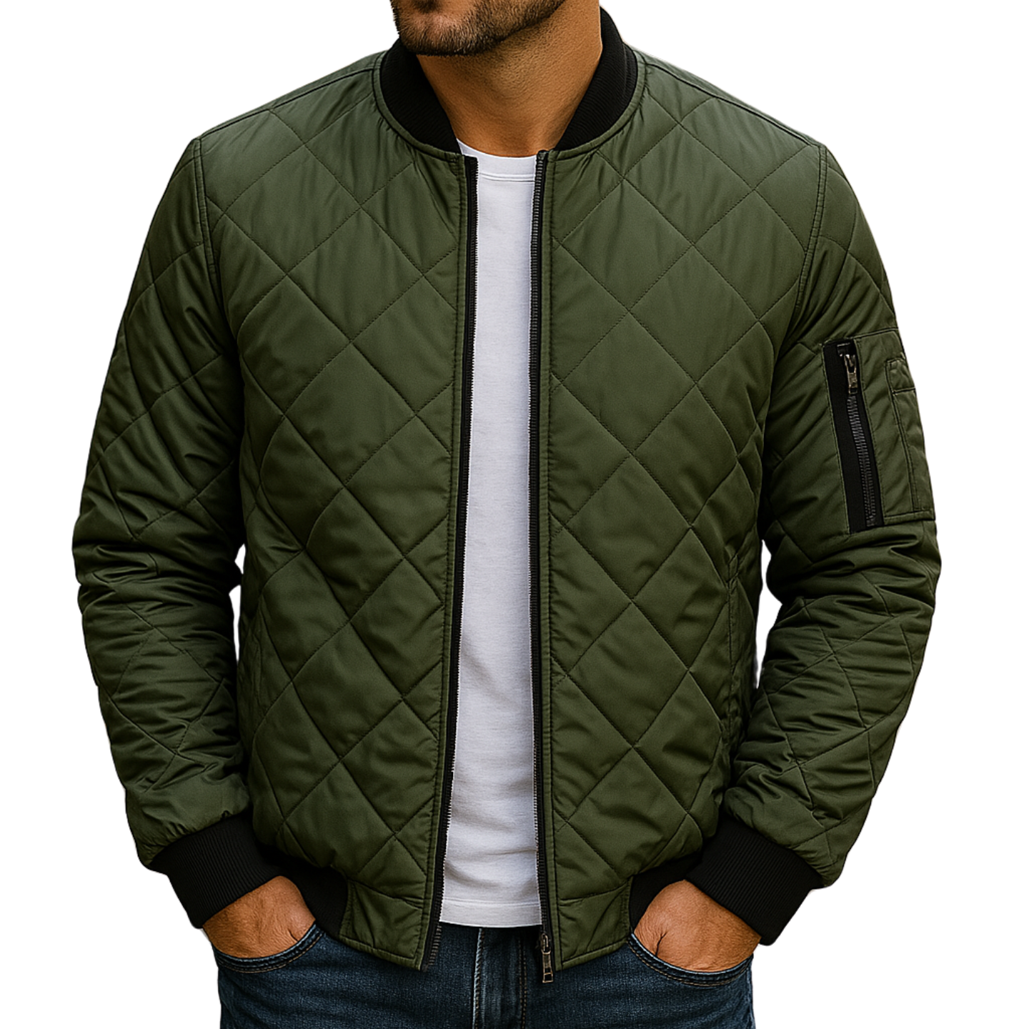Maddox | Casual Diamond Stitch Jacket