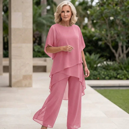 Beatrice | Chiffon Overlay Two Piece Set