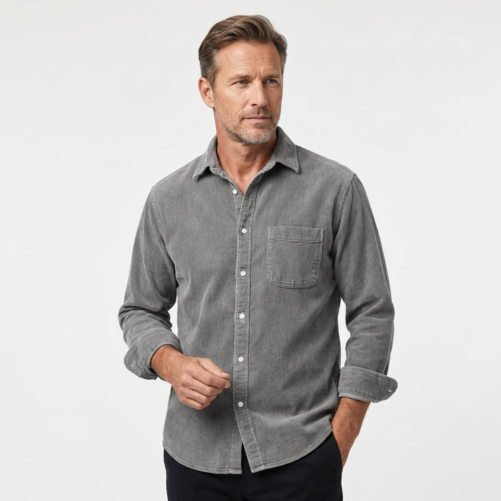 Brexton | Casual Corduroy Button Shirt