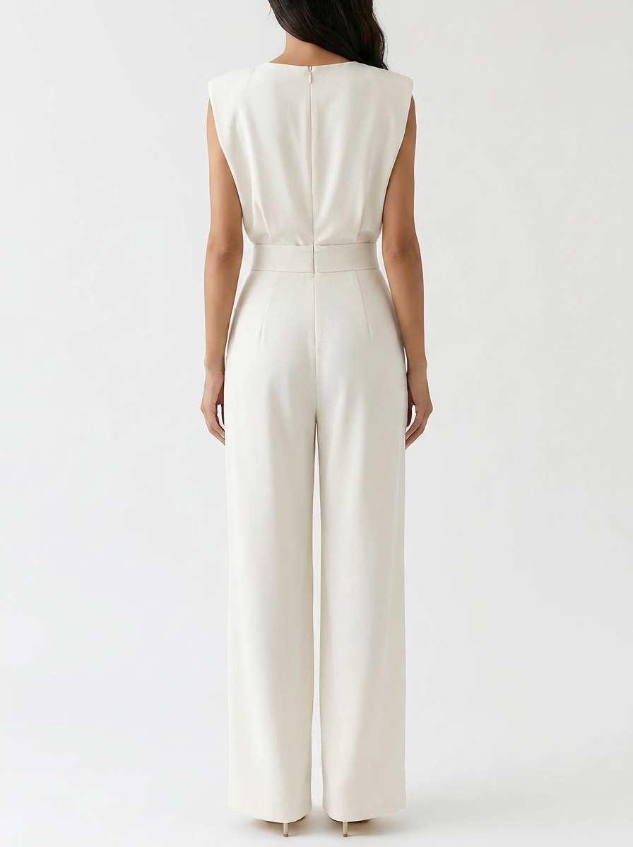 Solavienne | Elegant Wide Leg Jumpsuit