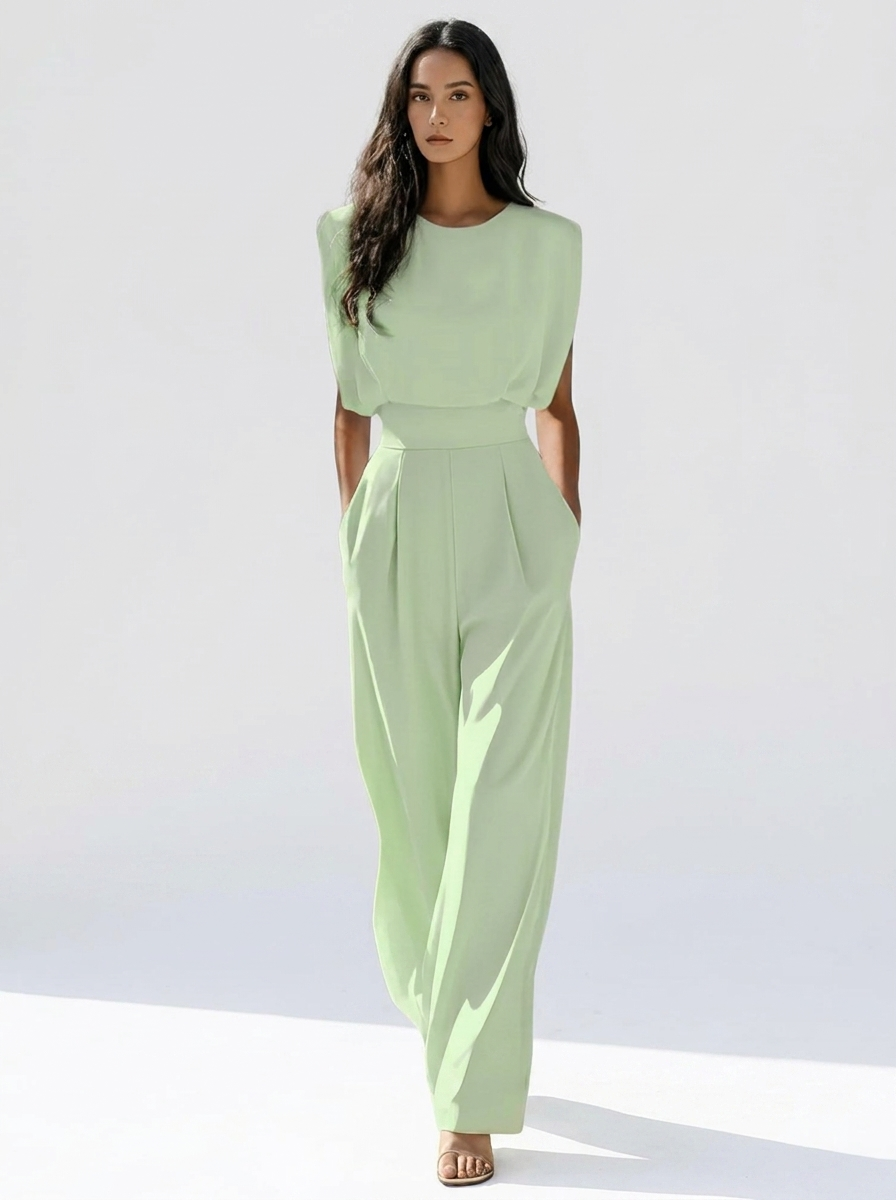Solavienne | Elegant Wide Leg Jumpsuit