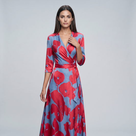 Valerina | Floral Wrap Maxi Dress