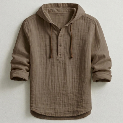 Daxton | Lightweight Long Sleeve Hooded Shirt