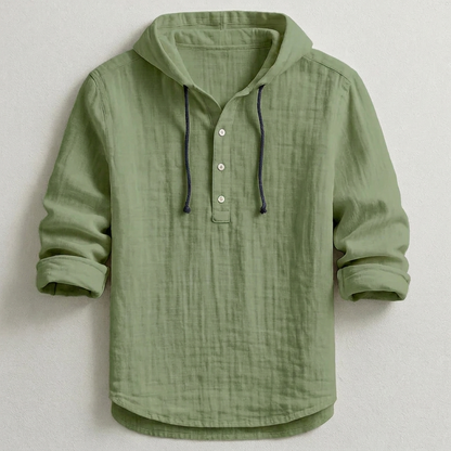 Daxton | Lightweight Long Sleeve Hooded Shirt