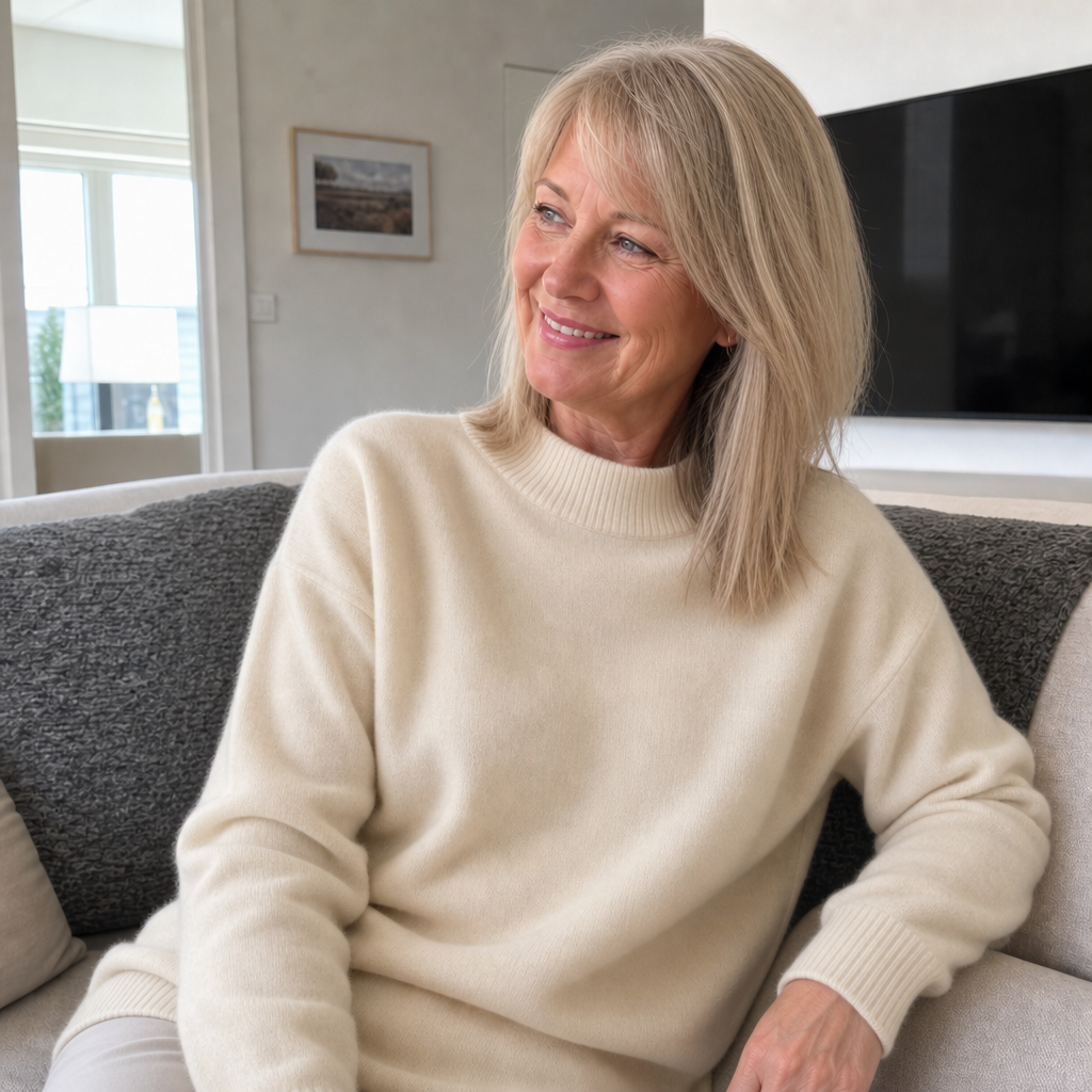 Bethia | Relaxed Crew Neck Pullover Sweater