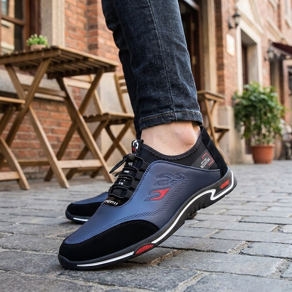 Keaton | Lightweight Elastic Lace Walking Shoes