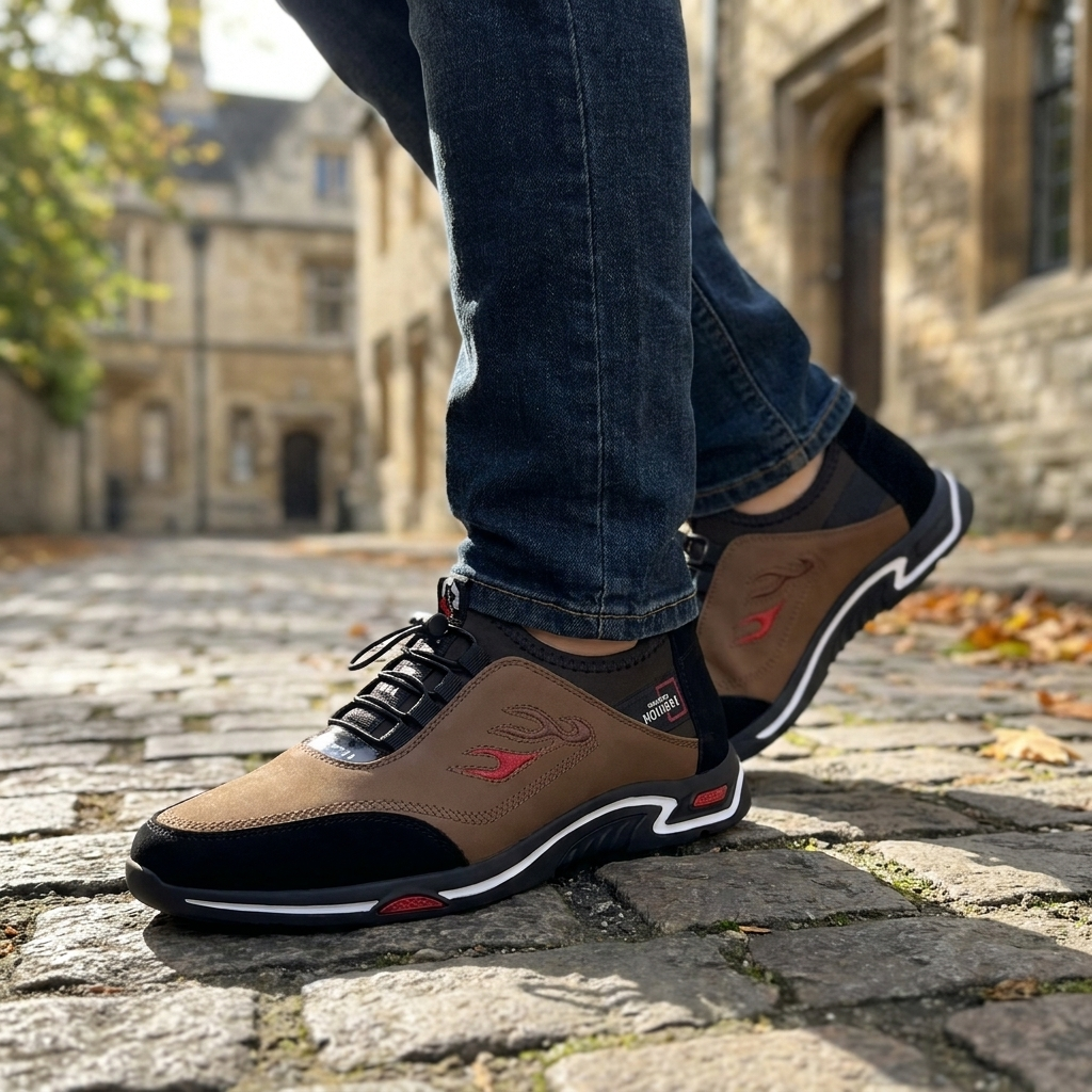 Keaton | Lightweight Elastic Lace Walking Shoes
