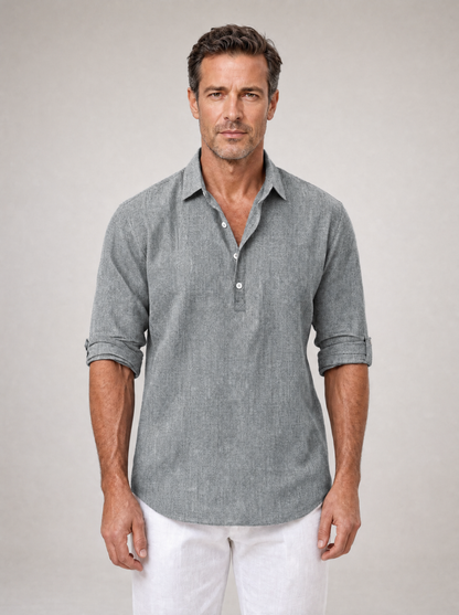 Ansel | Breathable Linen Blend Shirt