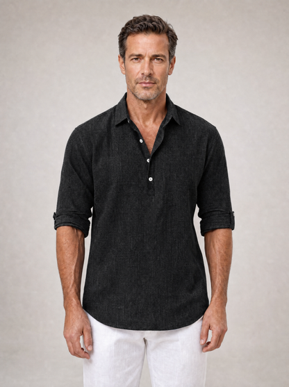 Ansel | Breathable Linen Blend Shirt