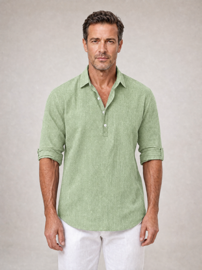 Ansel | Breathable Linen Blend Shirt