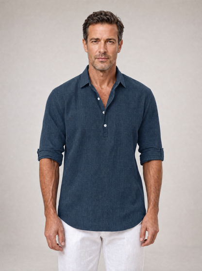Ansel | Breathable Linen Blend Shirt