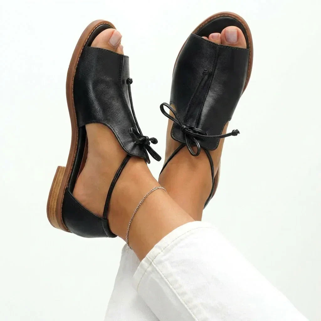 Brinelle | Metallic Comfort Slingback Sandals