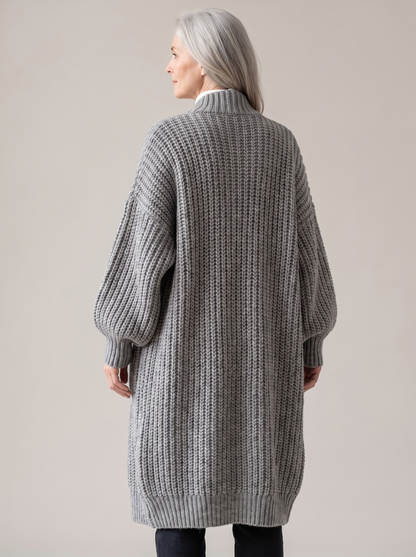 Iolanthe | Textured Pocket Long Cardigan