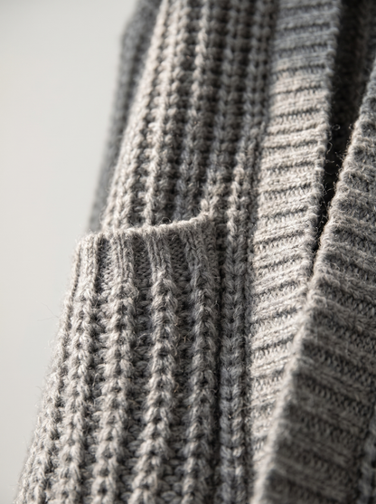 Iolanthe | Textured Pocket Long Cardigan