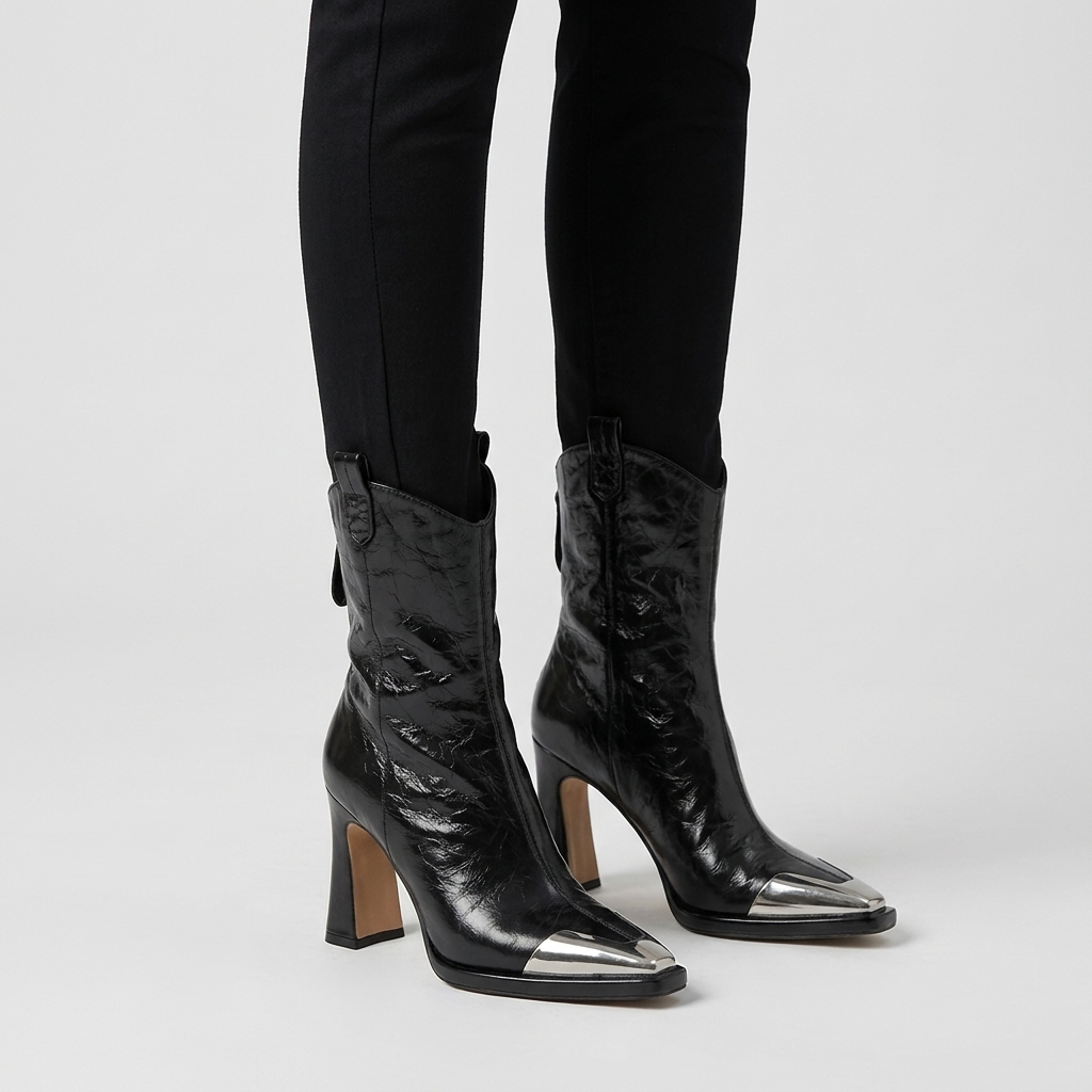 Sorelia | Statement Block Heel Ankle Boots