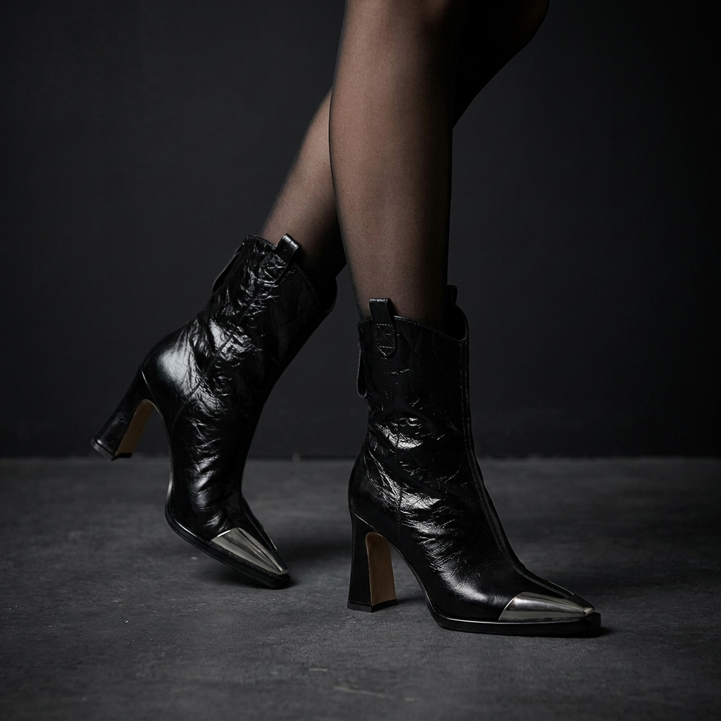 Sorelia | Statement Block Heel Ankle Boots