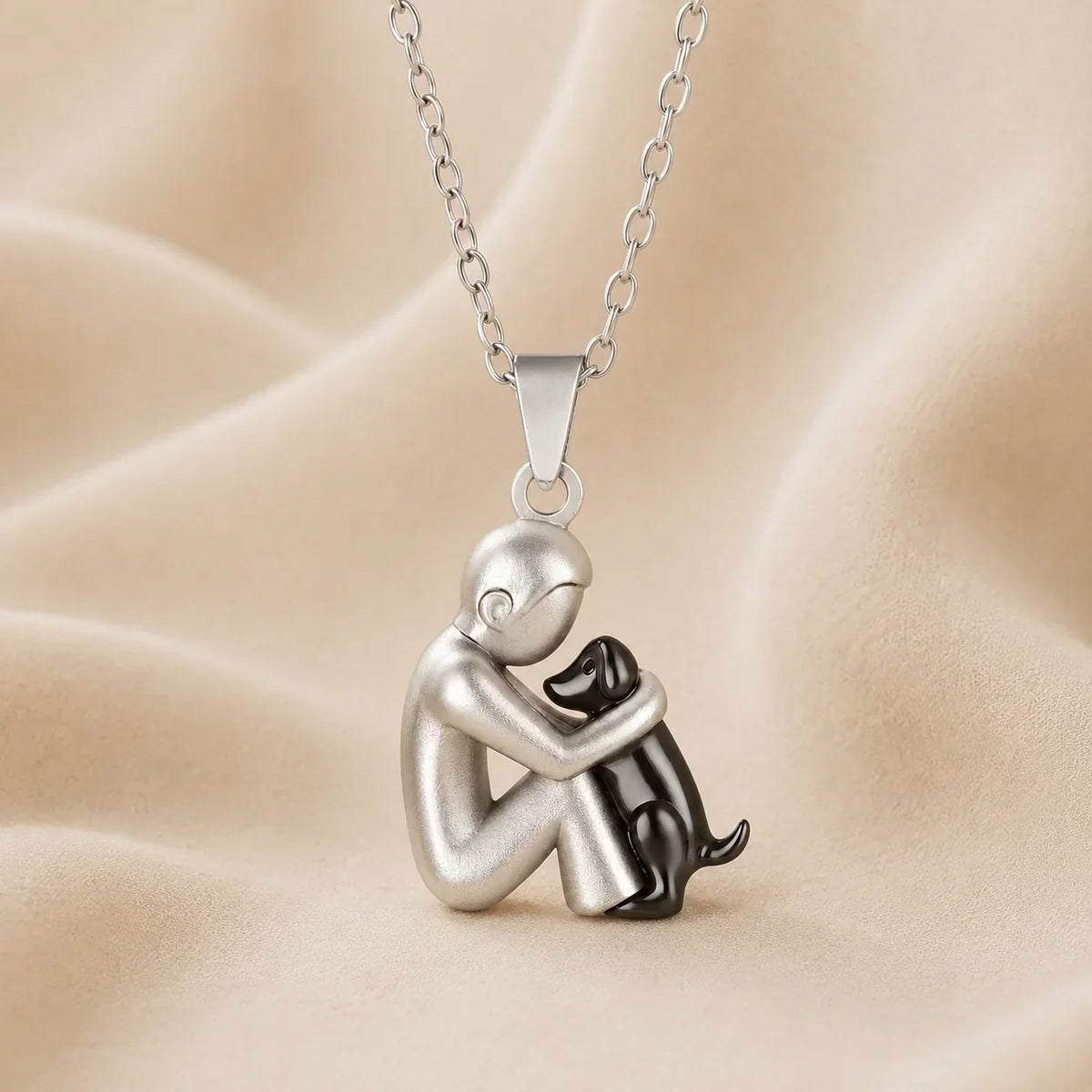 Anoushka | Dog Hug Keepsake Pendant Necklace