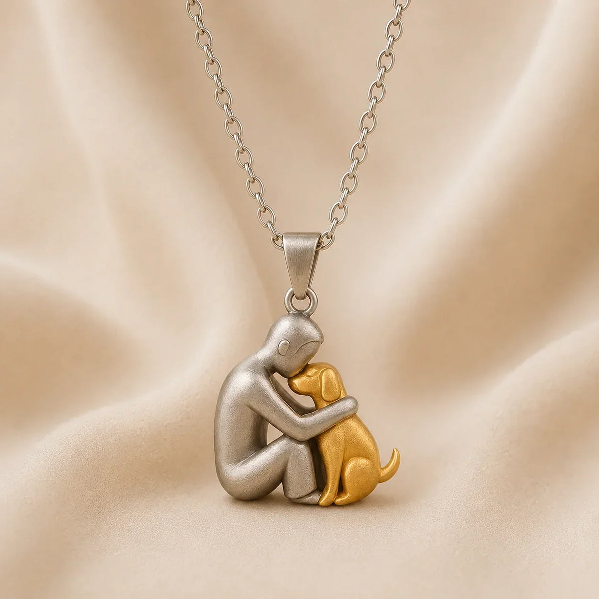 Anoushka | Dog Hug Keepsake Pendant Necklace