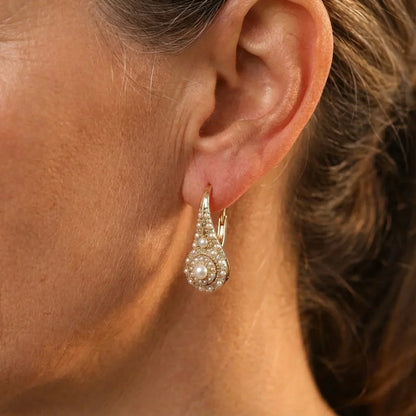 Rosalba | Boho Turquoise Drop Earrings