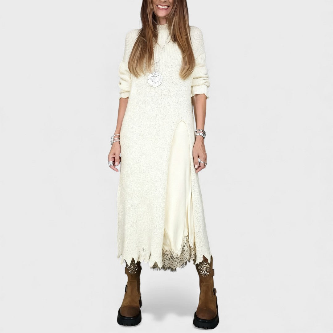 Juliana | Asymmetric Knit Two Piece Set