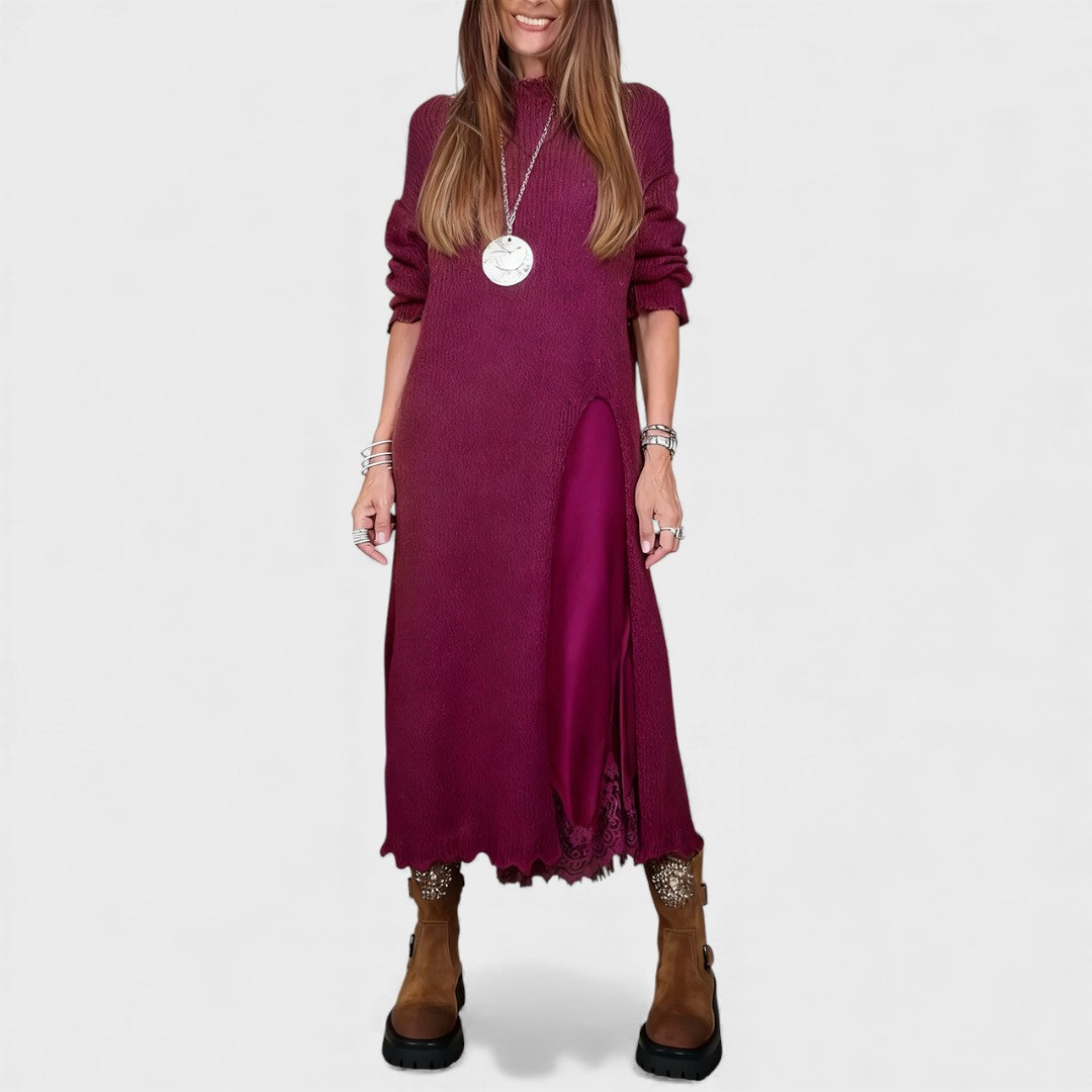 Juliana | Asymmetric Knit Two Piece Set