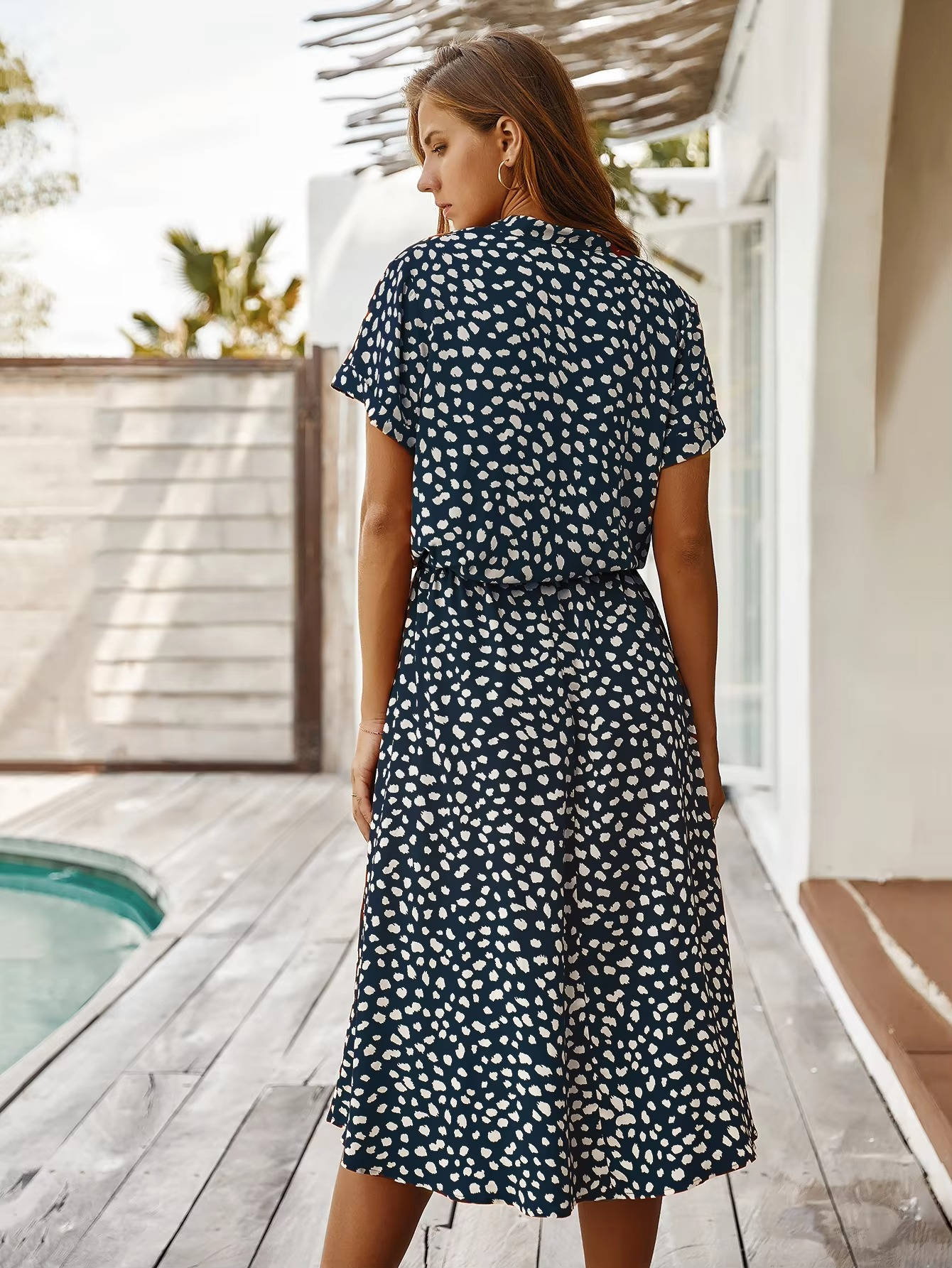 Primrose | Printed Tie Waist Midi Dress