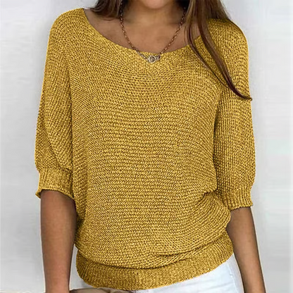 Novessia | Loose Fit Batwing Sweater