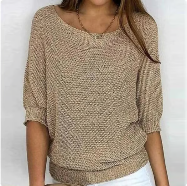 Novessia | Loose Fit Batwing Sweater