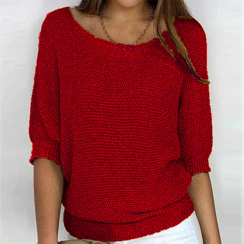 Novessia | Loose Fit Batwing Sweater