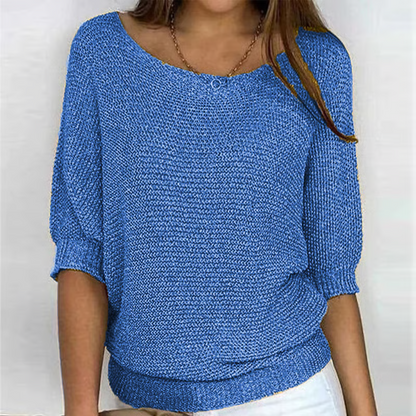 Novessia | Loose Fit Batwing Sweater