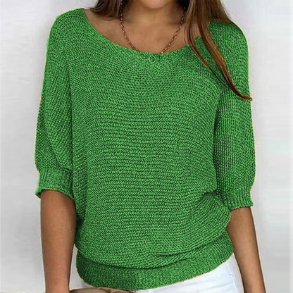 Novessia | Loose Fit Batwing Sweater