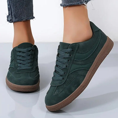 Avalora | Classic Comfort Lace Up Sneakers