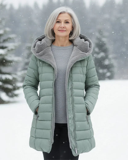 Keely | Plush Lined Hooded Puffer Coat