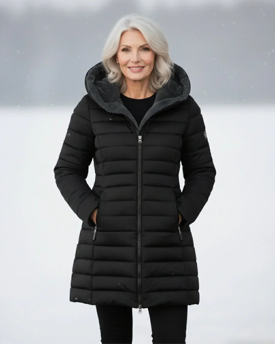 Keely | Plush Lined Hooded Puffer Coat