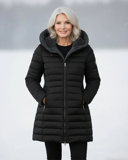 Keely | Plush Lined Hooded Puffer Coat