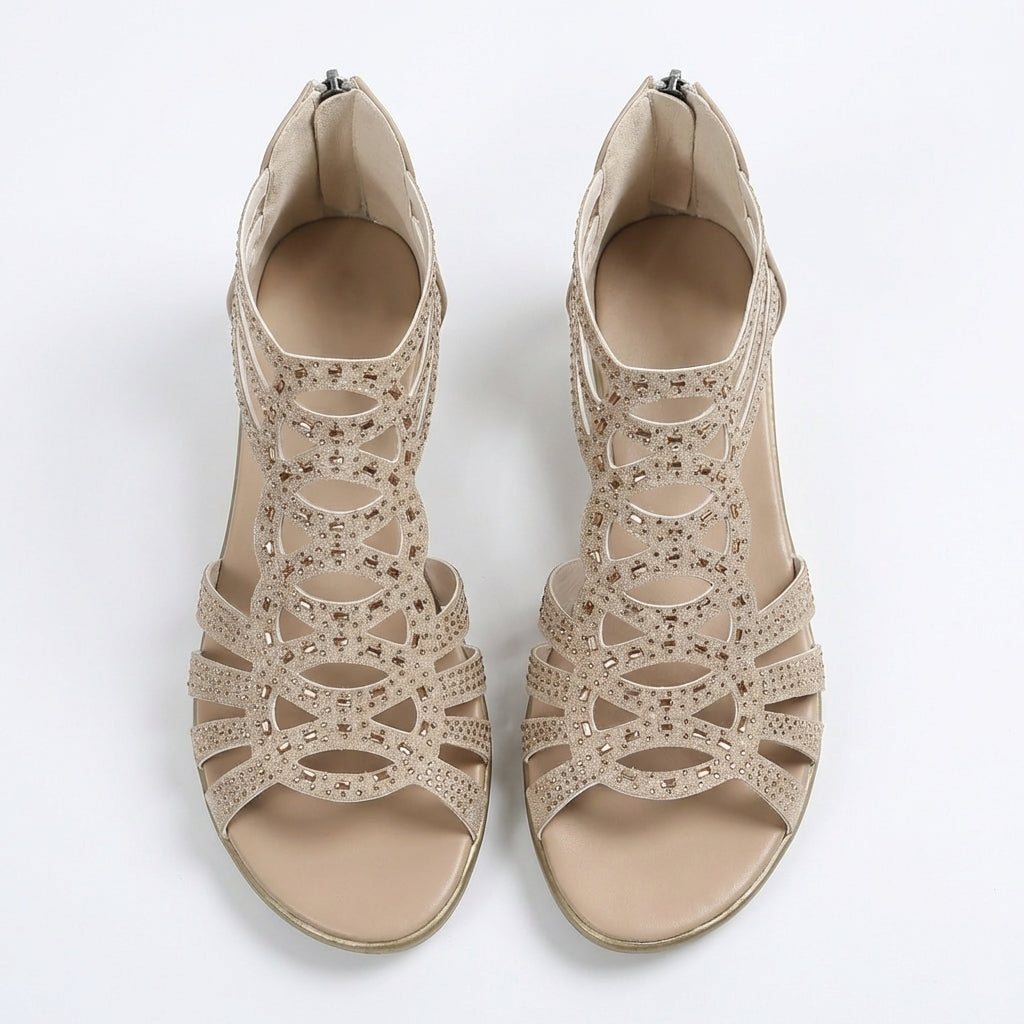 Nina | Openwork Wedge Comfort Sandals