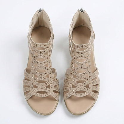 Nina | Openwork Wedge Comfort Sandals