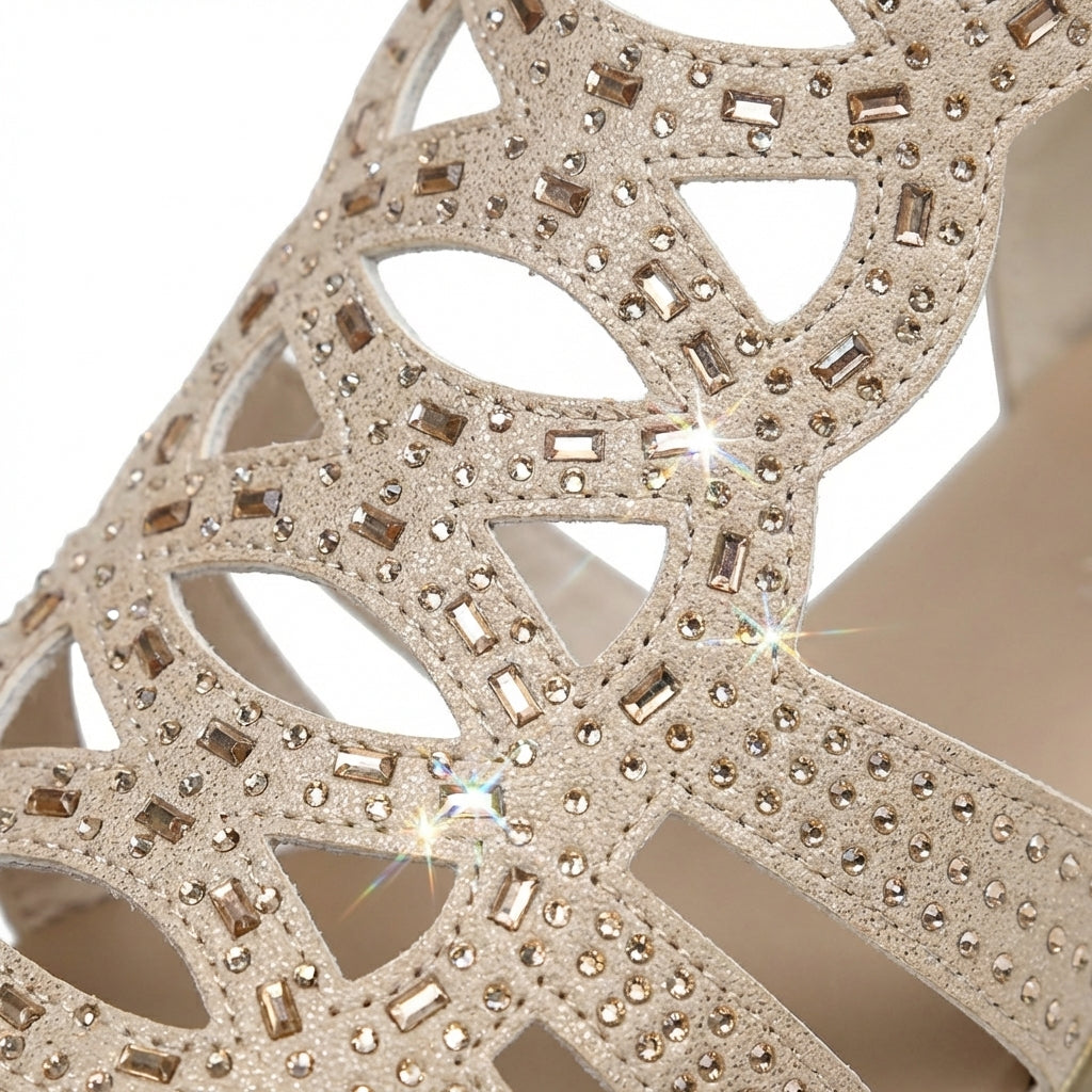 Nina | Openwork Wedge Comfort Sandals