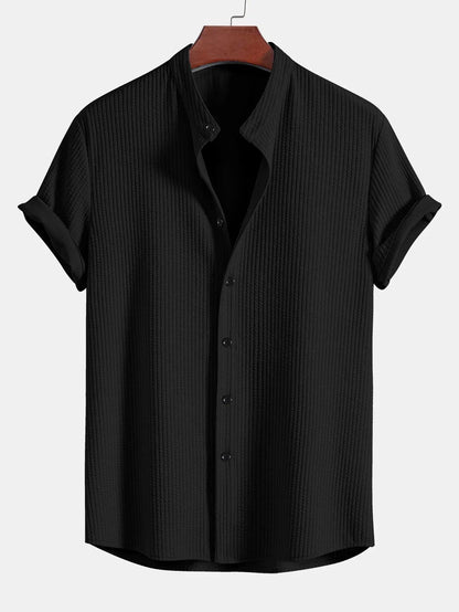 Rhett | Textured Short Sleeve Resort Shirt